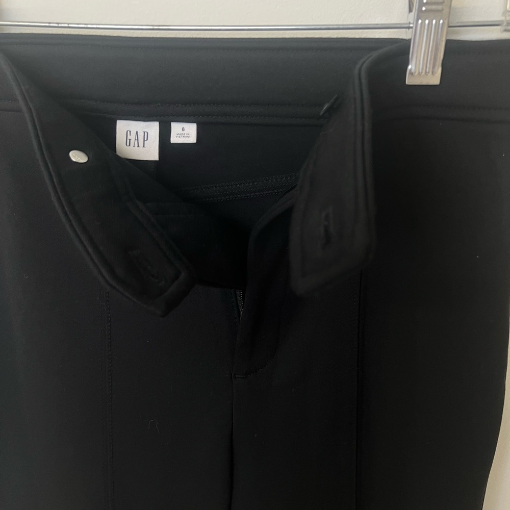 Gap Women's Bi-Stretch Skinny Ankle Black Minimalist Business Casual Pants Sz 6 - Picture 7 of 12